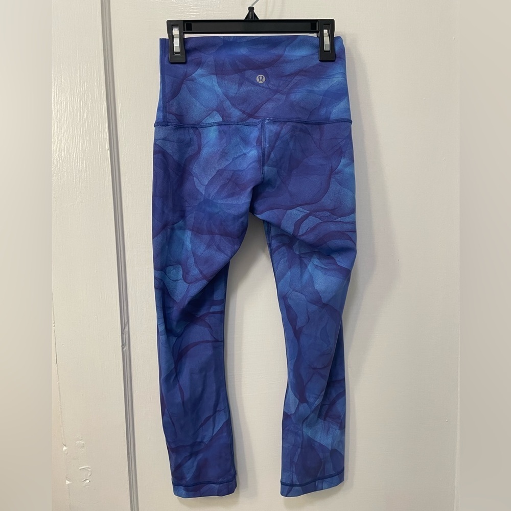 Lululemon Wunder Under Crop Hi-Rise 21" Midnight Tulle Multi